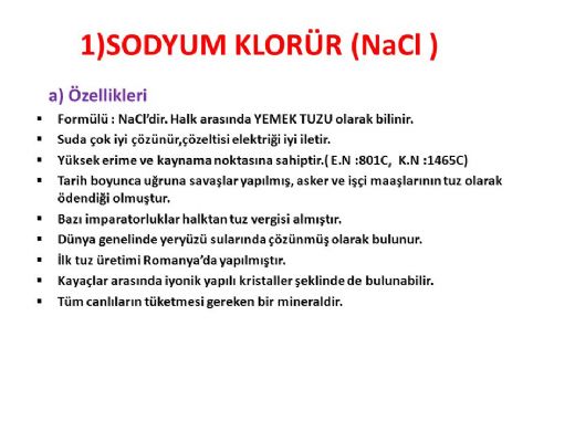 Sodyum Klorr Forml